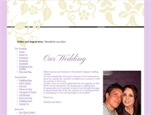 Tablet Screenshot of daniellemark.gettingmarried.co.uk