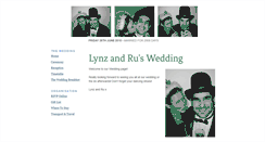 Desktop Screenshot of lynz-and-ru.gettingmarried.co.uk