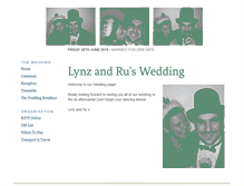 Tablet Screenshot of lynz-and-ru.gettingmarried.co.uk