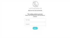 Desktop Screenshot of mariekeandjohn.gettingmarried.co.uk