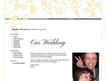 Tablet Screenshot of katie-and-john.gettingmarried.co.uk