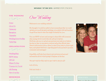Tablet Screenshot of andyandkaty.gettingmarried.co.uk