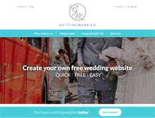 Tablet Screenshot of gettingmarried.co.uk