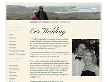 Tablet Screenshot of abellandmills.gettingmarried.co.uk