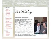 Tablet Screenshot of colinandjenny.gettingmarried.co.uk