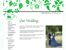 Tablet Screenshot of mandy-and-ian.gettingmarried.co.uk