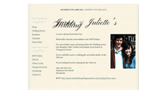 Desktop Screenshot of james-and-juliette.gettingmarried.co.uk