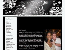 Tablet Screenshot of bubbaandissha.gettingmarried.co.uk