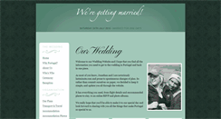 Desktop Screenshot of andrea-and-jonathan.gettingmarried.co.uk