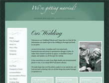 Tablet Screenshot of andrea-and-jonathan.gettingmarried.co.uk