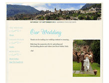 Tablet Screenshot of jennyandjonathan.gettingmarried.co.uk