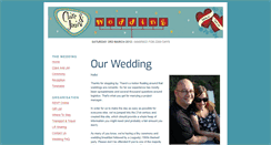 Desktop Screenshot of clareandjim.gettingmarried.co.uk