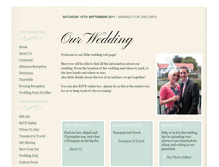 Tablet Screenshot of abiandchris.gettingmarried.co.uk
