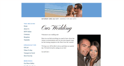 Desktop Screenshot of leeandliz.gettingmarried.co.uk