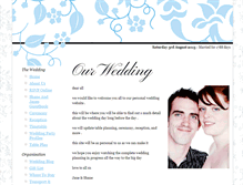 Tablet Screenshot of janeandshane.gettingmarried.co.uk