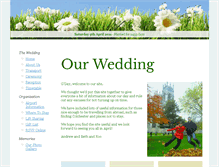 Tablet Screenshot of andrewandbethare.gettingmarried.co.uk