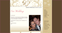 Desktop Screenshot of leeandjess.gettingmarried.co.uk