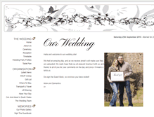 Tablet Screenshot of mark-and-samantha.gettingmarried.co.uk
