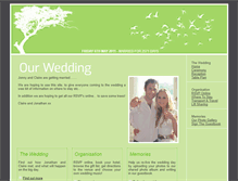Tablet Screenshot of claireandjonathan.gettingmarried.co.uk