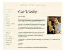 Tablet Screenshot of andobazza.gettingmarried.co.uk