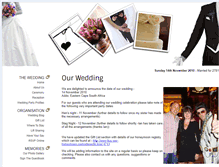 Tablet Screenshot of jasonandsam.gettingmarried.co.uk