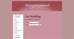 Desktop Screenshot of michael-and-helen.gettingmarried.co.uk