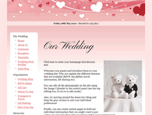 Tablet Screenshot of karenandjon.gettingmarried.co.uk