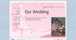 Desktop Screenshot of katieandmatt.gettingmarried.co.uk