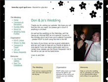 Tablet Screenshot of deriandjo.gettingmarried.co.uk