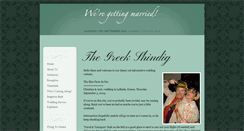 Desktop Screenshot of greek-shindig.gettingmarried.co.uk