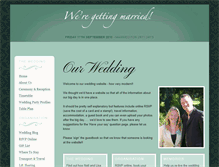 Tablet Screenshot of lisaandneil.gettingmarried.co.uk