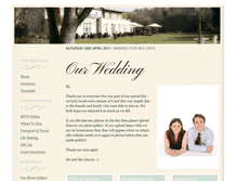 Tablet Screenshot of gilesandsarahare.gettingmarried.co.uk