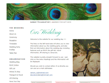 Tablet Screenshot of claire-and-noel.gettingmarried.co.uk