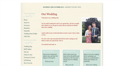 Desktop Screenshot of andy-and-rachel.gettingmarried.co.uk