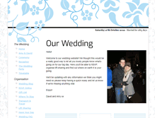 Tablet Screenshot of amyanddavid.gettingmarried.co.uk