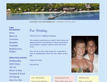 Tablet Screenshot of pipandnick.gettingmarried.co.uk