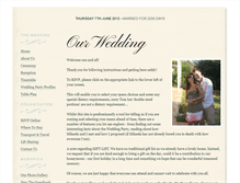 Tablet Screenshot of mikaela-and-andrew.gettingmarried.co.uk