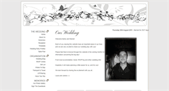 Desktop Screenshot of lauraandjamesare.gettingmarried.co.uk