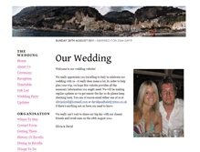 Tablet Screenshot of oliviaanddavid.are.gettingmarried.co.uk