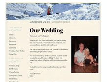 Tablet Screenshot of david-and-victoria.gettingmarried.co.uk