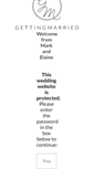 Mobile Screenshot of elaineandmark.gettingmarried.co.uk