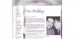 Desktop Screenshot of jenandmartin.gettingmarried.co.uk