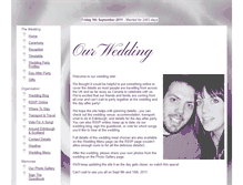 Tablet Screenshot of jenandmartin.gettingmarried.co.uk