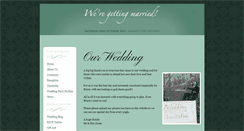 Desktop Screenshot of charlotteandbruce.gettingmarried.co.uk