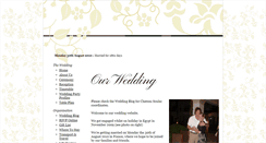 Desktop Screenshot of julesanddave.gettingmarried.co.uk