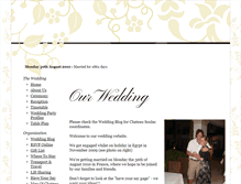 Tablet Screenshot of julesanddave.gettingmarried.co.uk