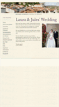 Mobile Screenshot of lauraandjules.gettingmarried.co.uk