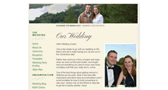 Desktop Screenshot of lucy-and-paul.gettingmarried.co.uk