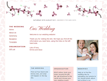 Tablet Screenshot of daveandemmawedding.gettingmarried.co.uk