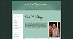 Desktop Screenshot of anneanddavidare.gettingmarried.co.uk